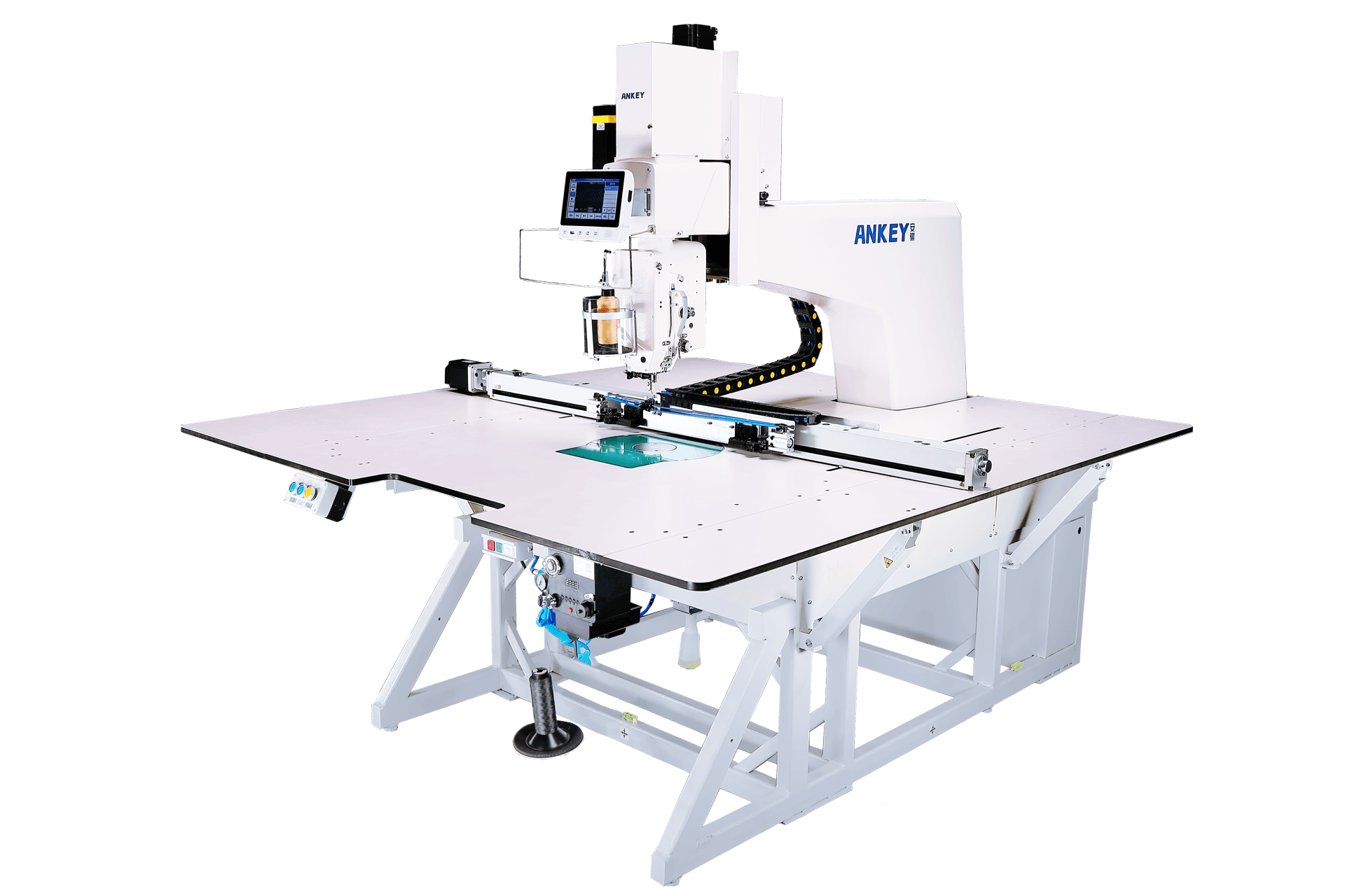 High-speed rotating lift head intelligent thick material template machine